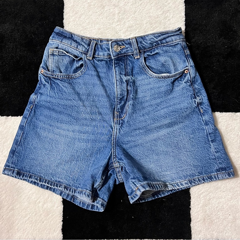 Zara Women's Blue Jean Shorts